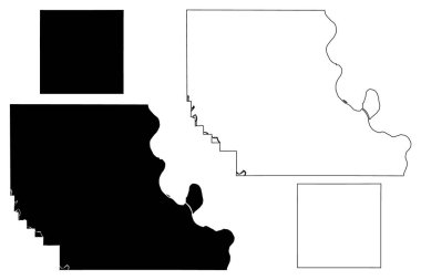 York ve Washington County, Nebraska (ABD eyaleti, Amerika Birleşik Devletleri, ABD, ABD) harita çizimi, çizim haritası