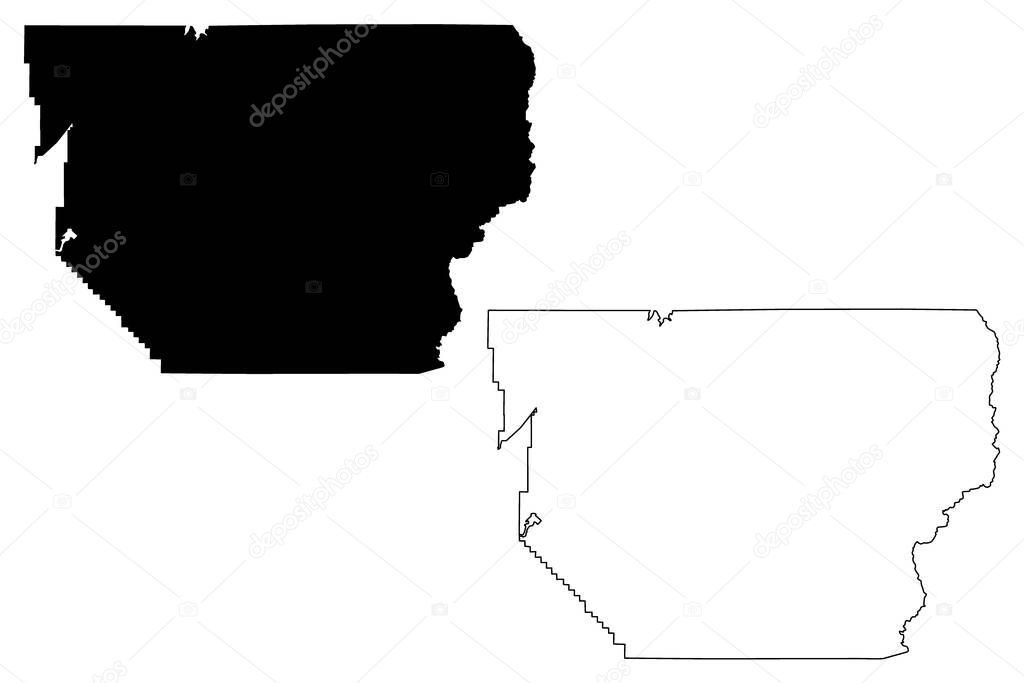 Churchill County, Nevada (U.S. county, United States of America, USA, U.S., US) map vector illustration, scribble sketch Churchill map