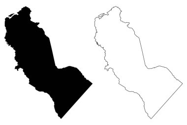 Camden County, New Jersey (ABD eyaleti, Amerika Birleşik Devletleri, ABD, ABD) harita vektör çizimi, çizim Camden haritası