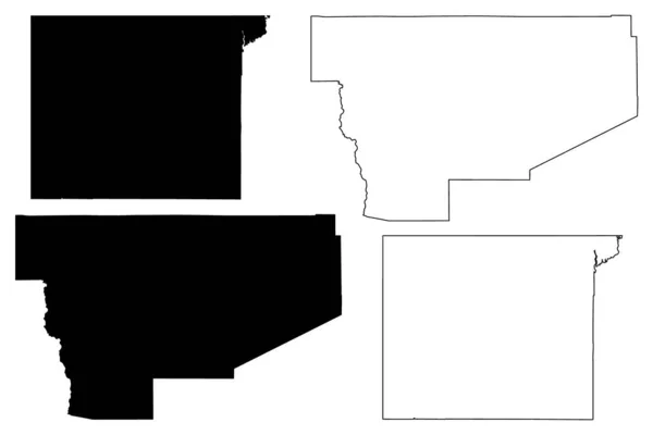 Sierra San Juan County New Mexico Abd Amerika Birleşik Devletleri — Stok Vektör