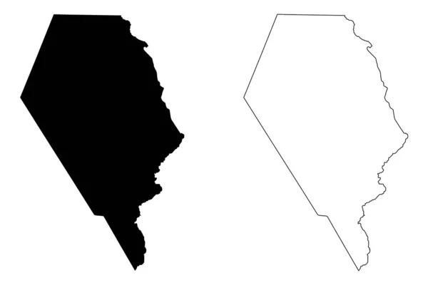 Faasaleleaga District Savaii Island Independent State Samoa Western Samoa Mapa — Vector de stock