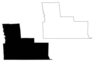 Broome County, New York Eyaleti (ABD eyaleti, ABD, ABD, ABD) harita vektör çizimi, kroki çizimi Broome haritası