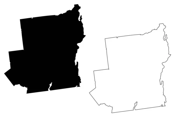 Essex County New York State County Verenigde Staten Van Amerika — Stockvector