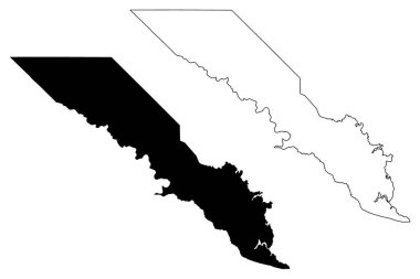 Camden County, Kuzey Carolina Eyaleti (ABD eyaleti, Amerika Birleşik Devletleri, ABD, ABD) harita vektör çizimi, çizim Camden haritası