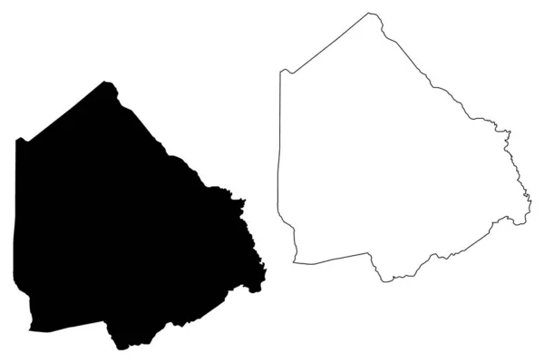 Condado Greene Carolina Del Norte Estado Condado Estados Unidos América — Archivo Imágenes Vectoriales