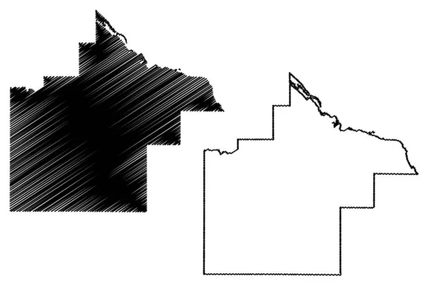 Goodhue County Minnesota County United States America Usa Mapa Vector — Archivo Imágenes Vectoriales