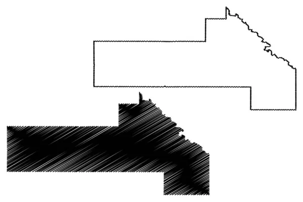 Yellow Medicine County Minnesota County Vereinigte Staaten Von Amerika Usa — Stockvektor