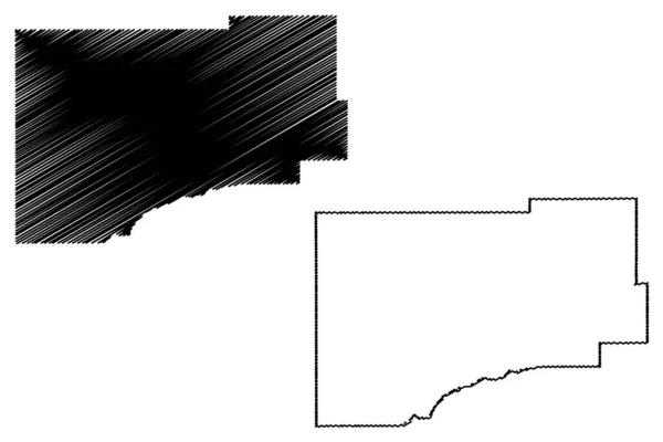 Webster County Mississippi County Сша Сша Сша Сша Map Vector — стоковый вектор