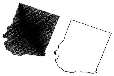 Howard County, Missouri (ABD eyaleti, ABD, ABD) harita vektör çizimi, Howard haritası çizimi