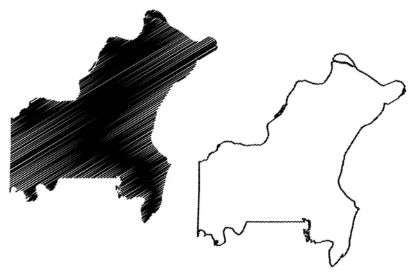 Comté Louis Missouri Comté Des États Unis États Unis Amérique — Image vectorielle