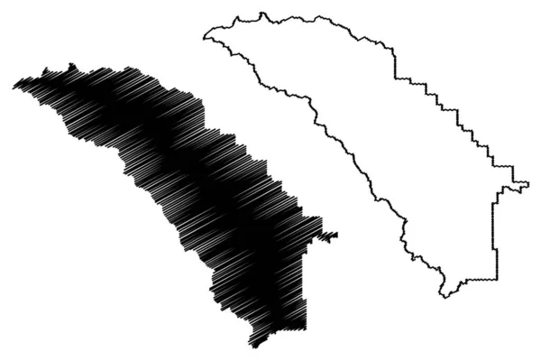 Contea Mineral Montana Contea Stati Uniti America Stati Uniti America — Vettoriale Stock