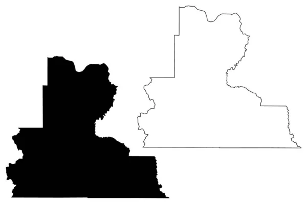 Condado Wasco Oregon Estados Unidos América Estados Unidos América Eua — Vetor de Stock