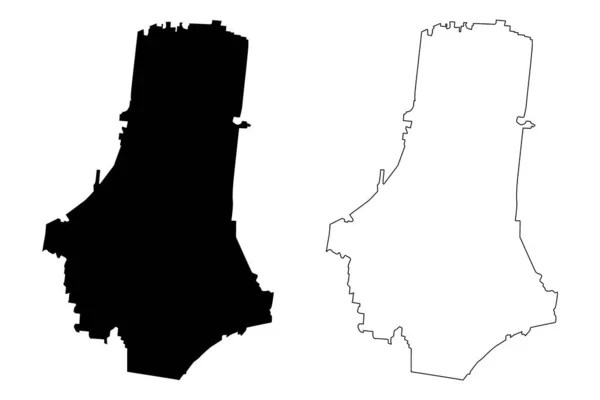 Marshall County State Tennessee County Spojené Státy Americké Usa Usa — Stockový vektor