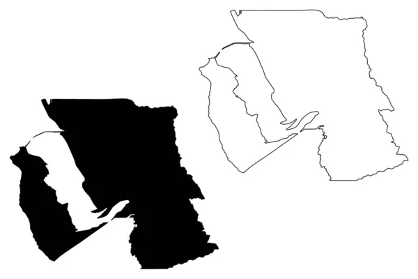 デービス郡 ユタ州 アメリカ アメリカ アメリカ アメリカ 地図ベクトル図 スクリブルスケッチデービス地図 — ストックベクタ