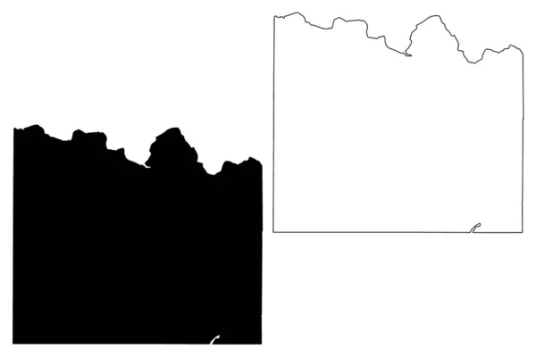 Lincoln County State Washington County Spojené Státy Americké Usa Usa — Stockový vektor