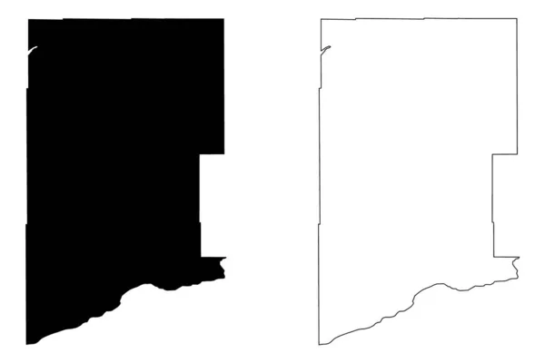 Condado Skamania Estado Washington Condado Estados Unidos América Mapa Vector — Vector de stock