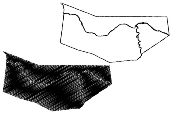 Comté Montgomery État New York Comté Des États Unis Amérique — Image vectorielle