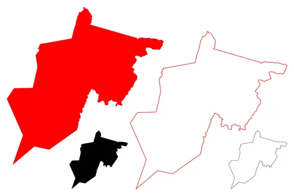 Randolph County Estado Virgínia Ocidental Estados Unidos América Estados Unidos —  Vetores de Stock