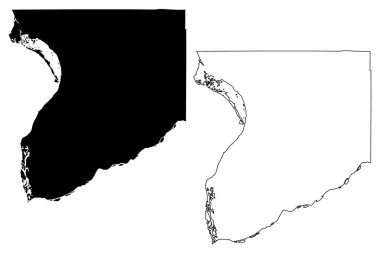 Crawford County, Wisconsin Eyaleti (ABD eyaleti, Amerika Birleşik Devletleri, ABD) harita vektör çizimi, karalama Crawford haritası