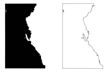 Juneau County, Wisconsin Eyaleti (ABD eyaleti, Amerika Birleşik Devletleri) harita vektör çizimi, çizim Juneau haritası