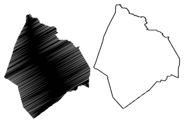Comté Edgecombe État Caroline Nord Comté Des États Unis Amérique — Image vectorielle