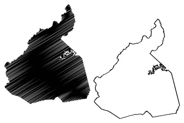 Mcdowell County North Carolina State County United States America Usa — стоковий вектор