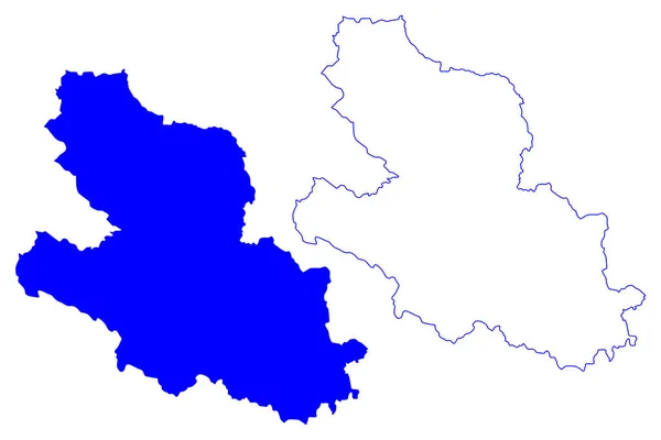 Province Laquila Italie République Italienne Abruzzes Région Des Abruzzes Illustration — Image vectorielle