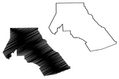 Clinton County, Pennsylvania Eyaleti (ABD eyaleti, ABD, ABD, ABD) harita vektör çizimi, Clinton haritası