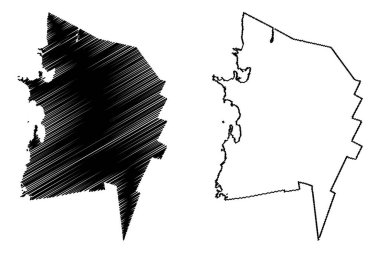 Chittenden County, Vermont Eyaleti (ABD eyaleti, ABD, ABD, ABD) harita vektör çizimi, kroki çizimi Chittenden haritası