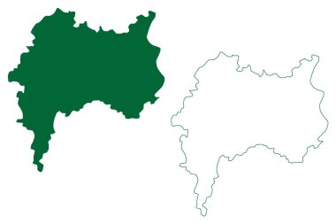 Khunti İlçesi (Jharkhand Eyaleti, Hindistan Cumhuriyeti, Güney Chotanagpur Bölümü) harita vektör çizimi, Khunti haritası çizimi