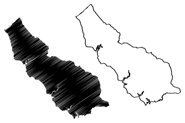 Contea Richmond Richmond County Contea Richmond Richmond County Stati Uniti — Vettoriale Stock