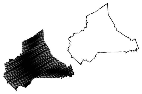 Wise County Commonwealth Virginia Contea Degli Stati Uniti America Stati — Vettoriale Stock