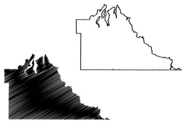 Thurston County, Washington Eyaleti (ABD eyaleti, ABD, ABD, ABD) harita vektör çizimi, çizim Thurston haritası