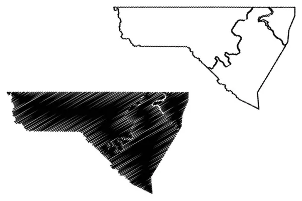 Monongalia County State West Virginia County Spojené Státy Americké Usa — Stockový vektor