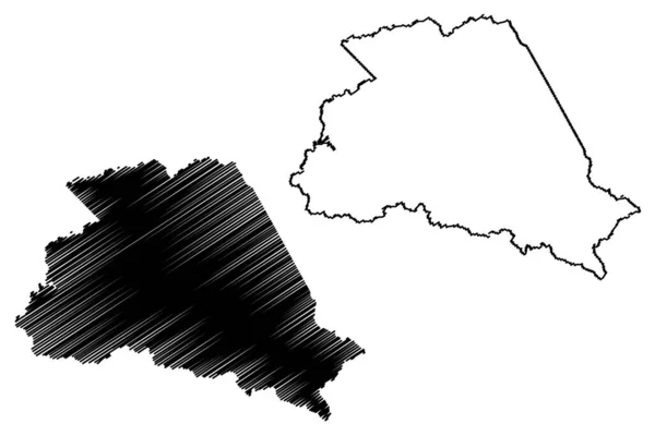 Wyoming County State West Virginia Estados Unidos América Estados Unidos —  Vetores de Stock