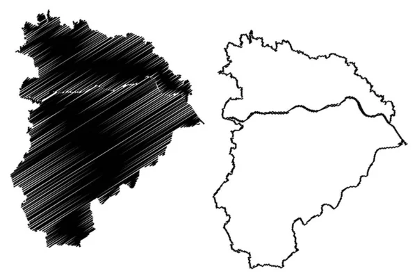 Altotting District Bondsrepubliek Duitsland Landelijk Gewest Opper Beieren Vrijstaat Beieren — Stockvector