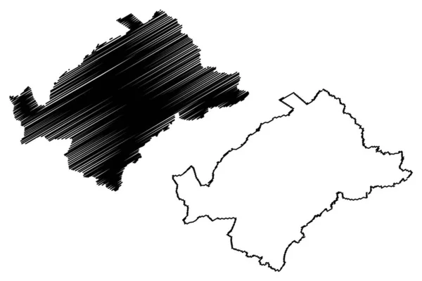 District Heinsberg République Fédérale Allemagne État Rhénanie Nord Westphalie Nrw — Image vectorielle