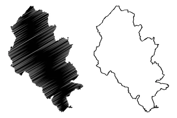 Lahn Dill Kreis Bundesrepublik Deutschland Landkreis Gießen Land Hessen Hessen — Stockvektor