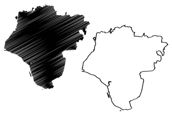 Steinburg District Bondsrepubliek Duitsland Landelijk Gewest Vrijstaat Sleeswijk Holstein Slesvig — Stockvector