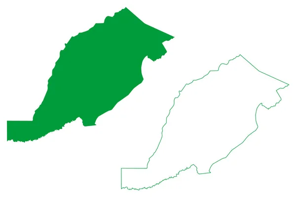 Município Sena Madureira Acre Municípios Brasil República Federativa Brasil Mapa — Vetor de Stock