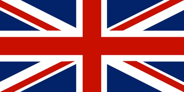 Bandeira Nacional Reino Unido Grã Bretanha Irlanda Norte Vetor Union — Vetor de Stock