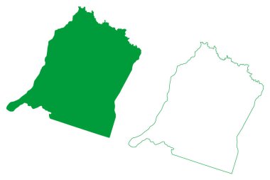 Campo Grande Belediyesi (Alagoas Eyaleti, Brezilya Federatif Cumhuriyeti) harita vektör çizimi, Campo Grande haritası