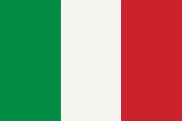 Bandera Nacional República Italiana Italia Vector Tricolore — Archivo Imágenes Vectoriales