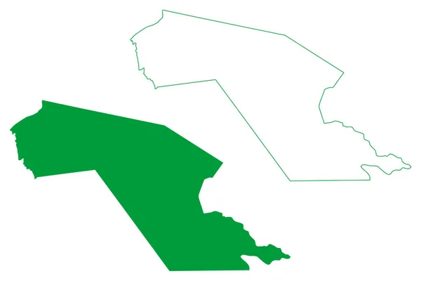 Município Matriz Camaragibe Alagoas Municípios Brasil República Federativa Brasil Mapa — Vetor de Stock