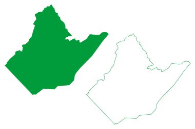 Mata Grande Belediyesi (Alagoas Eyaleti, Brezilya Belediyeleri, Brezilya Federatif Cumhuriyeti) harita vektör çizimi, karalama çizimi Mata Grande haritası