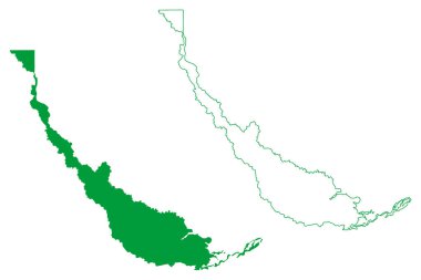 Nhamunda belediyesi (Amazon eyaleti, Brezilya Federatif Cumhuriyeti) harita vektör çizimi, çizim çizimi Nhamunda haritası