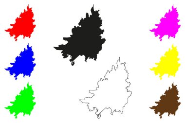 Tapachula city (United Mexican States, Mexico, Chiapas State) map vector illustration, scribble sketch Tapachula de Cordova y Ordonez map