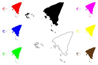 Katbalogan şehri (Doğu Visayas Bölgesi, Filipinler Cumhuriyeti, ROP) harita vektör çizimi, çizim Katbalaugan haritası