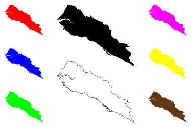 Zhubei şehri (Çin Cumhuriyeti, ROC, Tayvan) harita vektör çizimi, karalama çizimi Chikuhoku, Chupei, Jhubei haritası