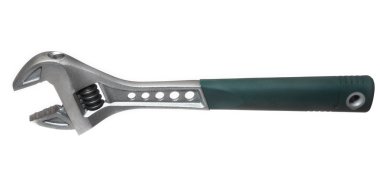 Beyaz arkaplanda ayarlanabilir anahtar